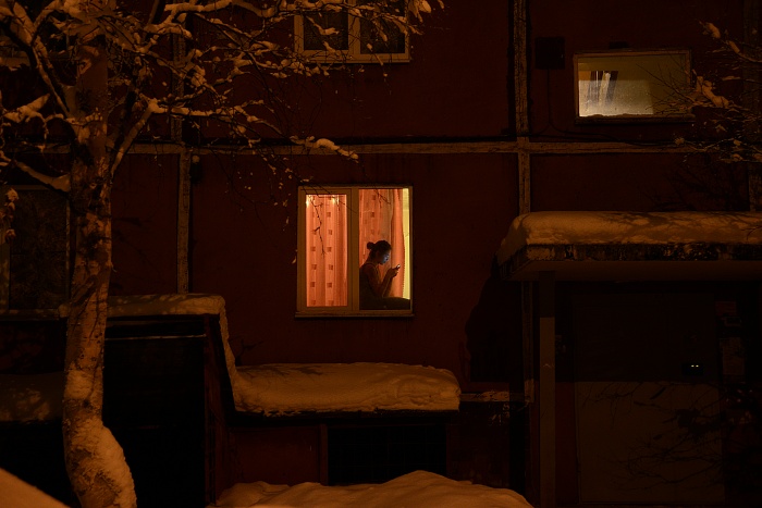 Окно в ночи Окно в ночи