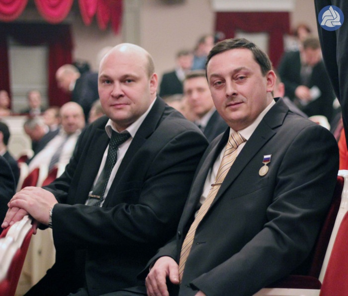 Александр Коновалов (справа) на церемонии в 2014 году Александр Коновалов (справа) на церемонии в 2014 году