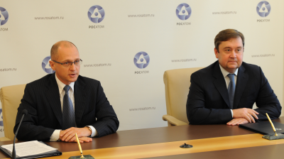 Генеральный директор Госкорпорации «Росатом» Сергей Кириенко и Губернатор Тверской области Андрей Шевелёв подписали соглашение о сотрудничестве Генеральный директор Госкорпорации «Росатом» Сергей Кириенко и Губернатор Тверской области Андрей Шевелёв подписали соглашение о сотрудничестве