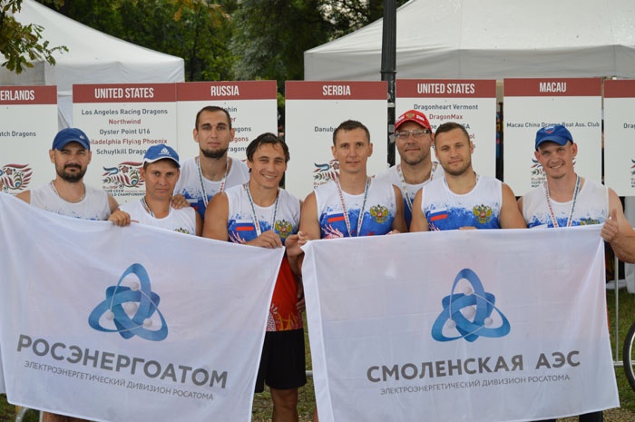 Сборная Смоленской АЭС по гребле на лодках дракон Сборная Смоленской АЭС по гребле на лодках дракон